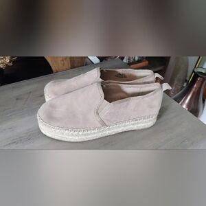 Sam Edelman Beige Espadrille Slip-Ons